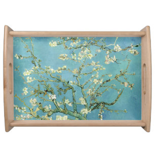 Almond blossom by Vincent Van Gogh Serving Tray
