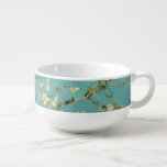 Almond blossom by Vincent Van Gogh Soup Mug<br><div class="desc">Large blossom branches like this against a blue sky were one of Van Gogh’s favorite subjects. Almond trees flower early in the spring making them a symbol of new life. Van Gogh borrowed the subject, the bold outlines and the positioning of the tree in the picture plane from Japanese printmaking....</div>