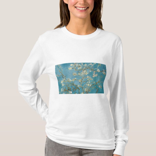 Almond Blossom by Vincent van Gogh T-Shirt (Front)