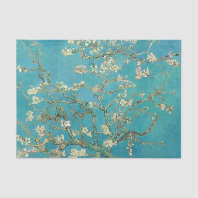 Almond Blossom by Vincent van Gogh Tissue Paper (Front)