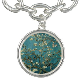 Almond Blossom Charm Bracelet by vintage_gift_shop at Zazzle