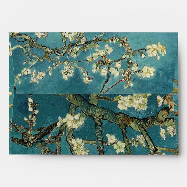 Almond Blossom Envelope (Back (Top Flap))