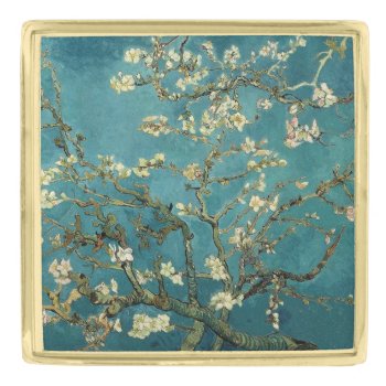 Almond Blossom Gold Finish Lapel Pin by vintage_gift_shop at Zazzle
