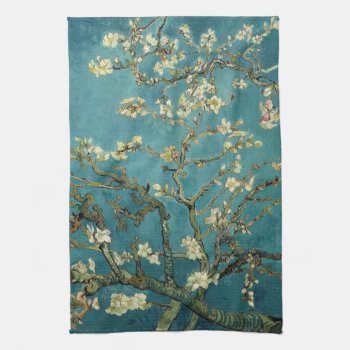 Almond Blossom Kitchen Towel by vintage_gift_shop at Zazzle