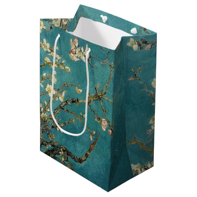 Almond Blossom Medium Gift Bag (Front Angled)