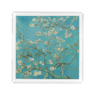 Almond Blossom, Oil Painting, Vincent Van Gogh Acrylic Tray