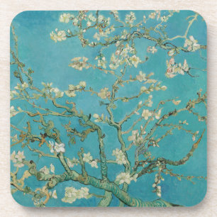 Almond Blossom, Oil Painting, Vincent Van Gogh Beverage Coaster