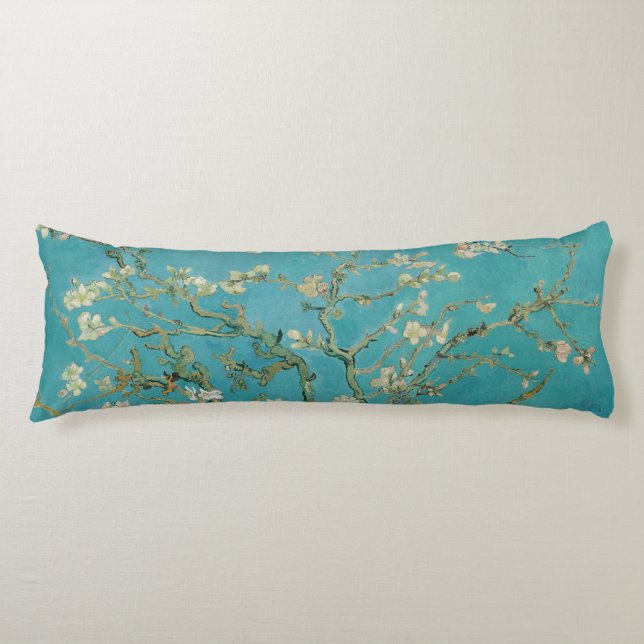 Almond Blossom, Oil Painting, Vincent Van Gogh Body Pillow (Front)