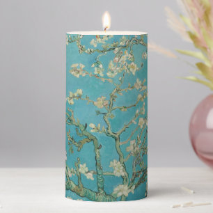Almond Blossom, Oil Painting, Vincent Van Gogh Pillar Candle