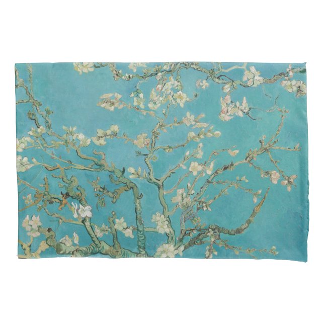 Almond Blossom, Oil Painting, Vincent Van Gogh Pillow Case (Front)