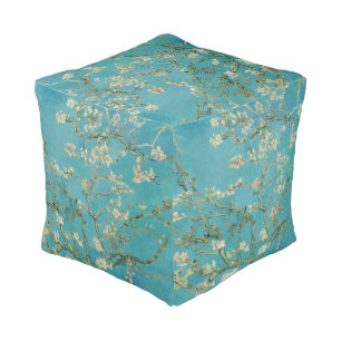 Almond Blossom, Oil Painting, Vincent Van Gogh Pouf