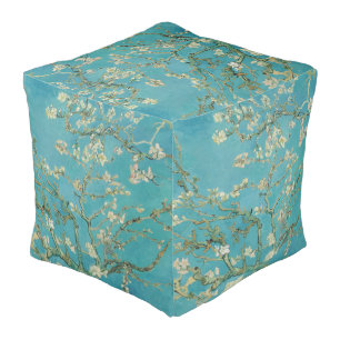 Almond Blossom, Oil Painting, Vincent Van Gogh Pouf