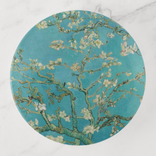 Almond Blossom, Oil Painting, Vincent Van Gogh Trinket Tray