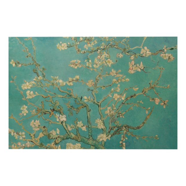 Almond Blossom, Oil Painting, Vincent Van Gogh Wood Wall Art (Front)