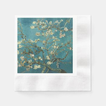 Almond Blossom Paper Napkins by vintage_gift_shop at Zazzle