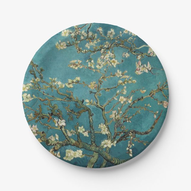 Almond Blossom Paper Plates (Front)