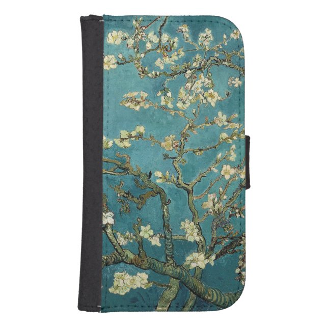 Almond Blossom Samsung Galaxy Wallet Case (Front)