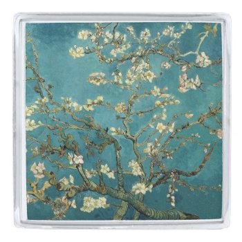 Almond Blossom Silver Finish Lapel Pin by vintage_gift_shop at Zazzle