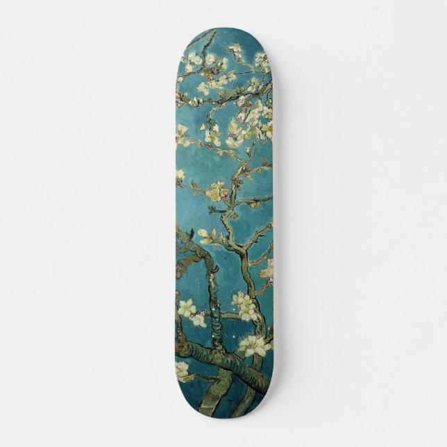 Almond Blossom Skateboard Deck (Front)