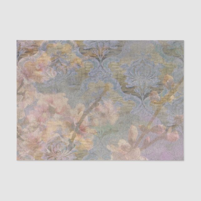 Almond Blossom Tapestry Gift Tissue Tissue Paper (Front)
