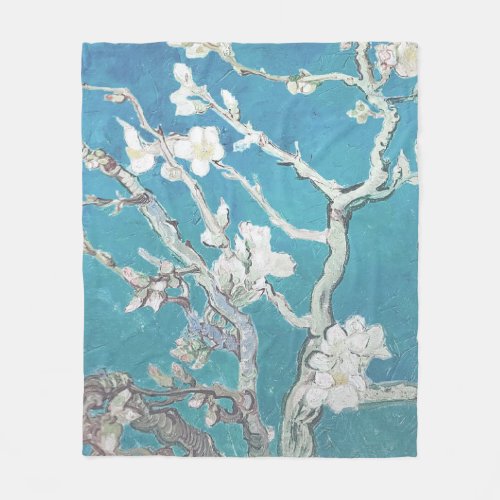 Almond Blossom Van Gogh Art  Fleece Blanket