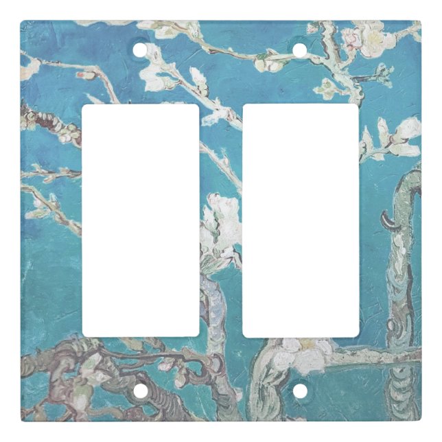 Almond Blossom Van Gogh Art Light Switch Cover (Front)