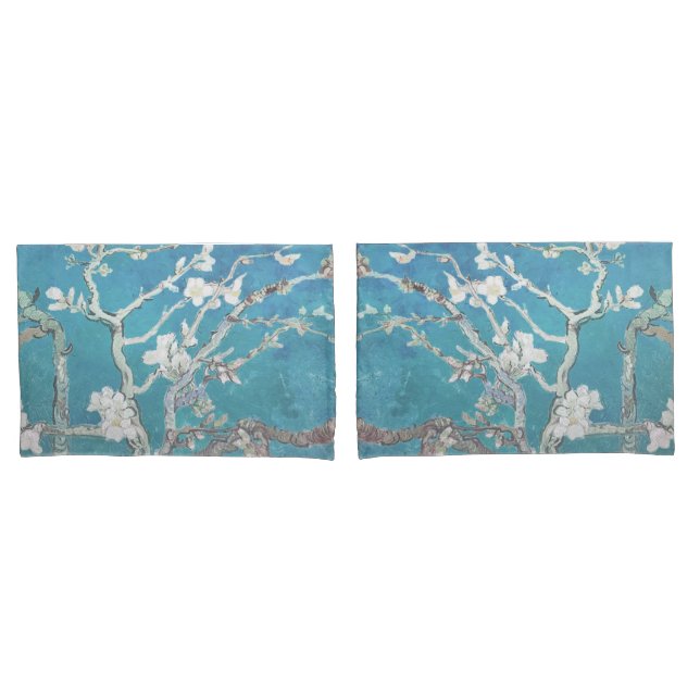 Almond Blossom Van Gogh Art Pillow Case (Front-Set)