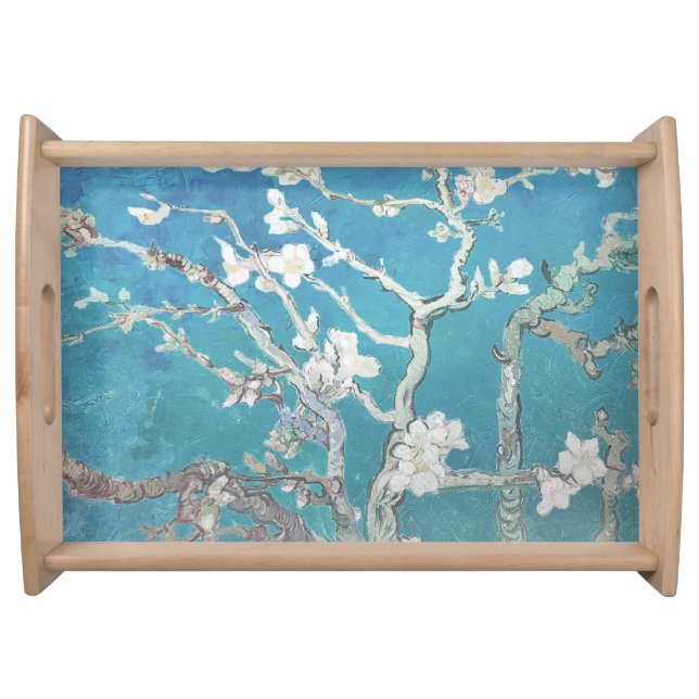 Almond Blossom Van Gogh Art Serving Tray (Front)