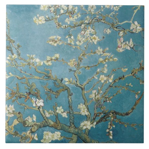 Almond Blossom Van Gogh  Ceramic Tile