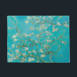 Almond Blossom Van Gogh Doormat<br><div class="desc">Vintage painting reprodution of Almond Blossom by Vincent van Gogh,  1890. It features the blossoming almond tree branches against the sky. Almond trees bloom early in the spring and symbolize the start of new life. Van Gogh made this painting as a gift for his newborn nephew.</div>