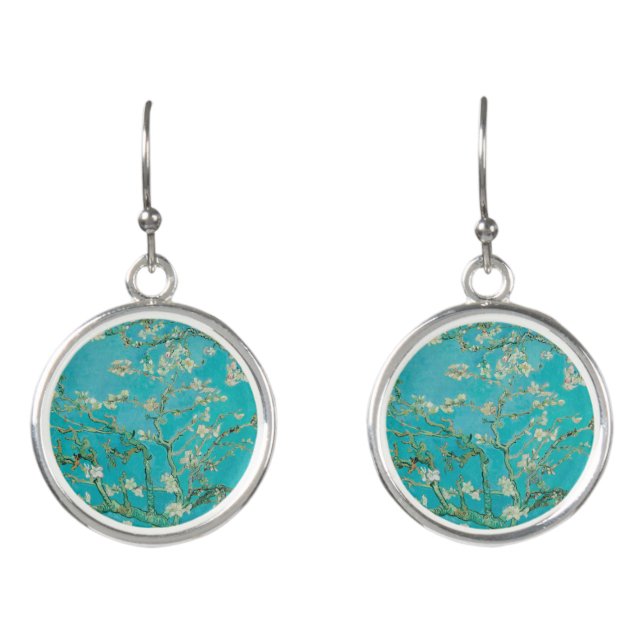 Almond Blossom Van Gogh Earrings (Front)