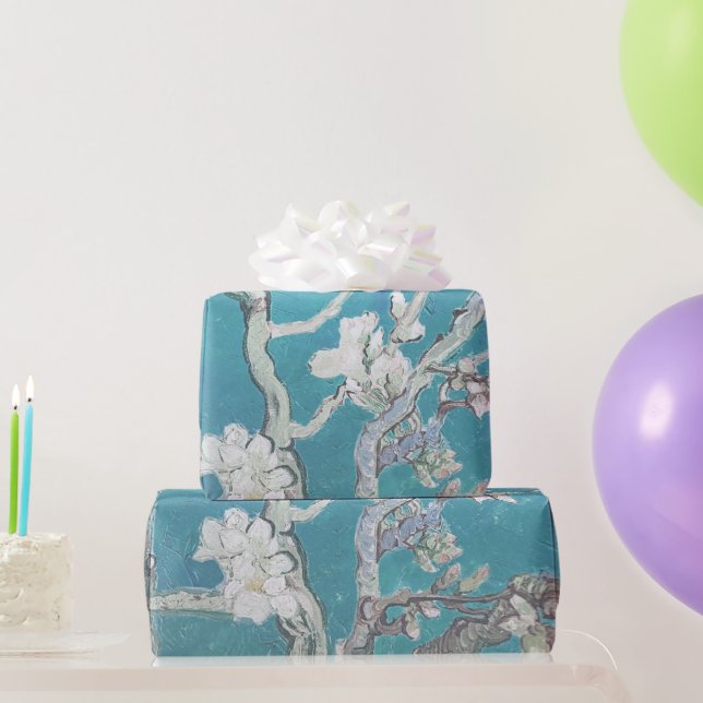 Almond Blossom Van Gogh Painting Wrapping Paper (Party Gifts)