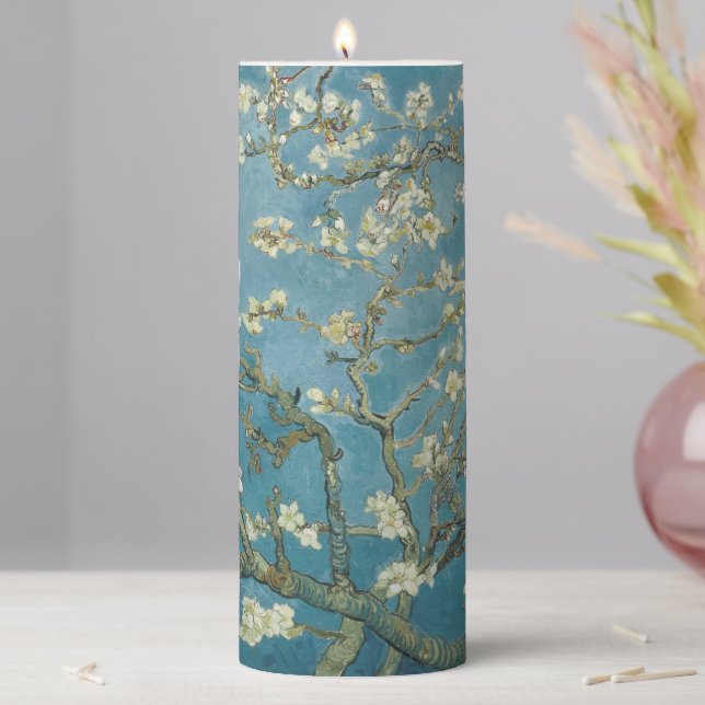 Almond Blossom Van Gogh  Pillar Candle (In Situ)