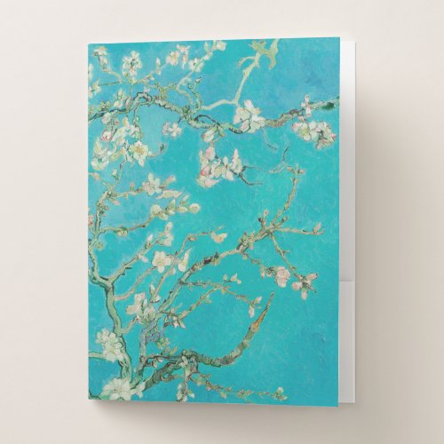 Almond Blossom Van Gogh Pocket Folder