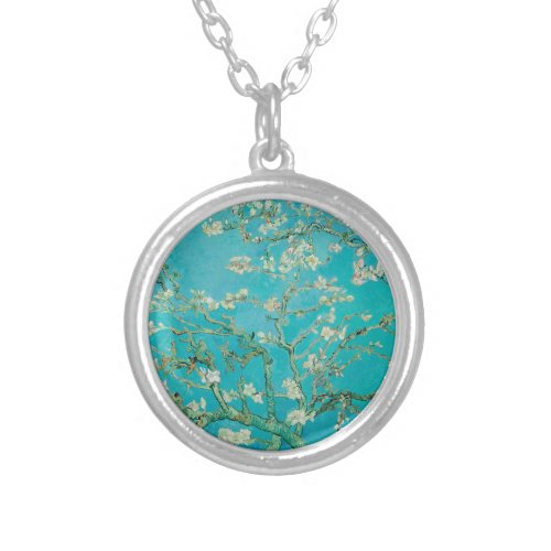 Almond Blossom Van Gogh Silver Plated Necklace