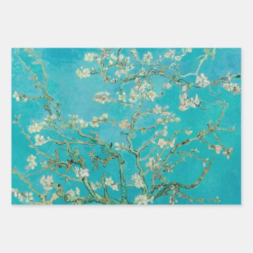 Almond Blossom Van Gogh Wrapping Paper Sheets