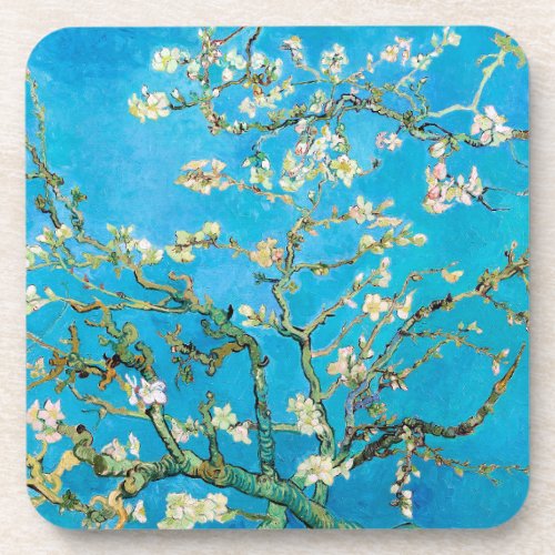 Almond Blossom Vincent van Gogh Beverage Coaster