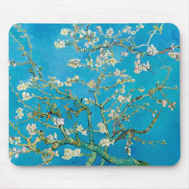 Almond Blossom, Vincent van Gogh Mouse Pad (Front)