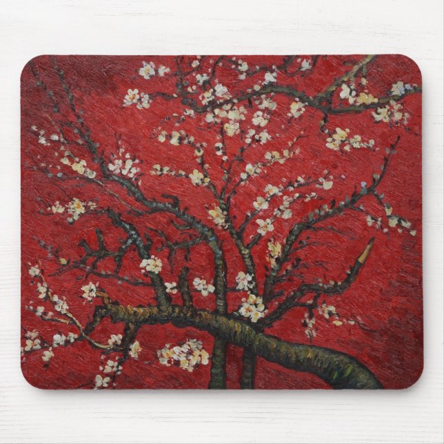 Almond Blossom Vincent Van Gogh Mouse Pad (Front)