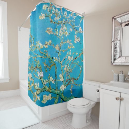 Almond Blossom Vincent van Gogh Shower Curtain