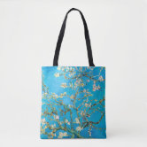 Round Crossbody for Women Van Gogh Blossoming Almond Tree Circle Bag Handbag:  Handbags