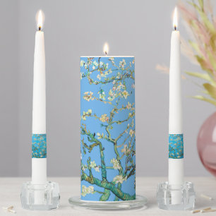 Almond Blossom Vincent Van Gogh Unity Candle Set