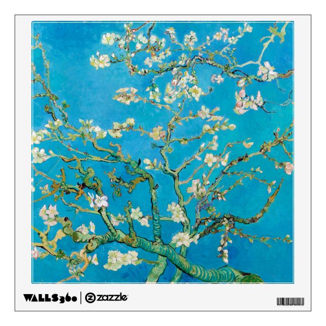 Almond Blossom, Vincent van Gogh Wall Decal (Front)
