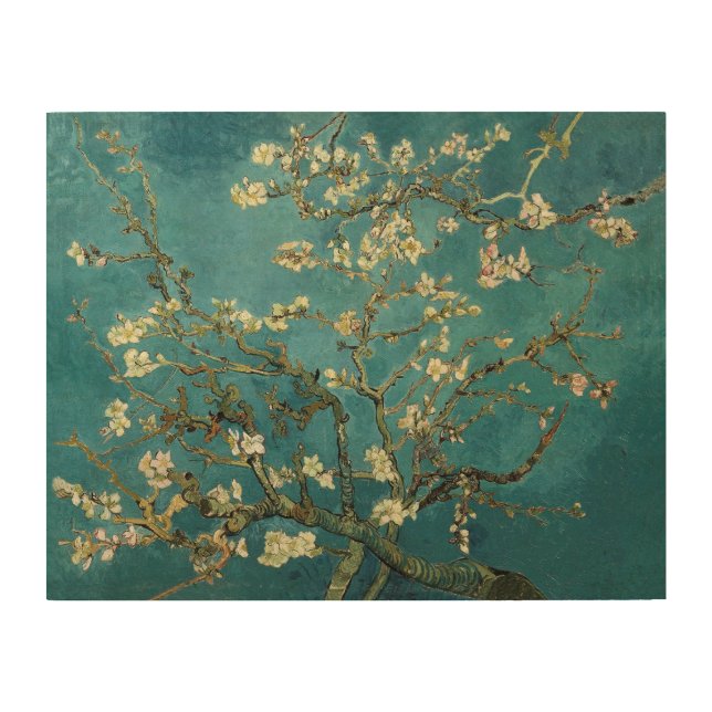 Almond Blossom Wood Wall Art (Front)