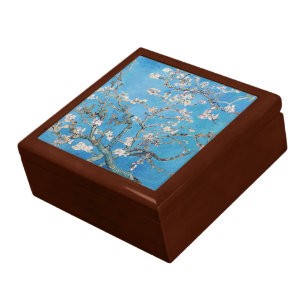 Almond Blossoms Blue Vincent van Gogh Art Painting Gift Box