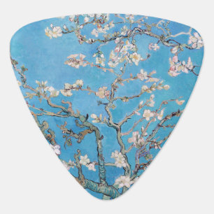 Almond Blossoms Blue Vincent van Gogh Art Painting Guitar Pick