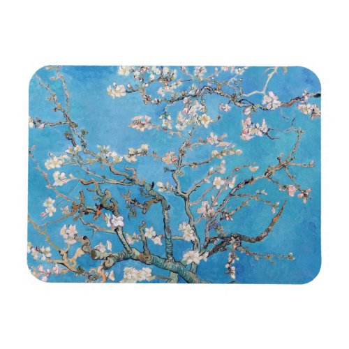 Almond Blossoms Blue Vincent van Gogh Art Painting Magnet