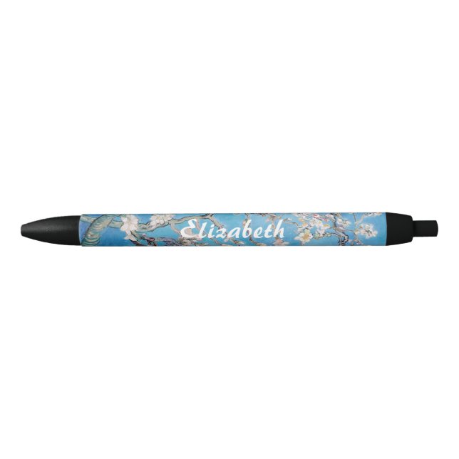 Almond Blossoms Blue Vincent van Gogh Art Painting Pen (Front)