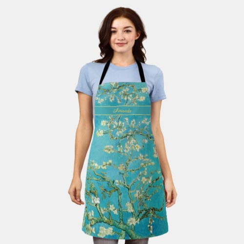 Almond Blossoms by van Gogh All_Over Print Apron