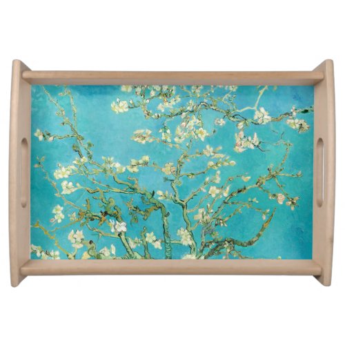 Almond Blossoms by van Gogh Serving Tray
